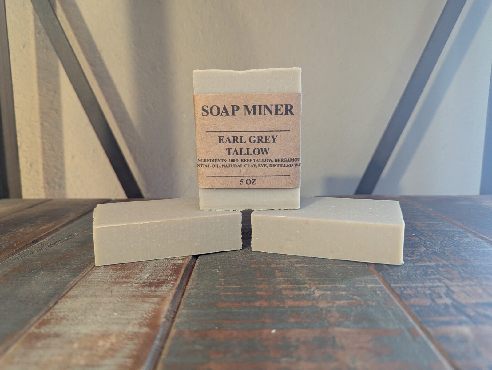 EARL GREY TALLOW 5 OZ BAR