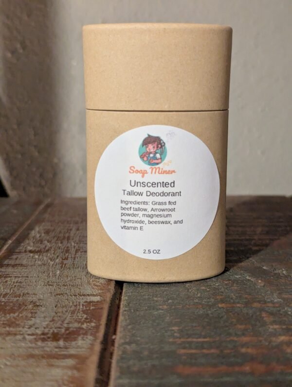 unscentdeodorant UNSCENTED TALLOW DEODORANT 2.5 OZ