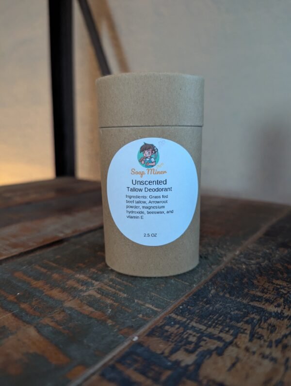 unscenteddeod UNSCENTED TALLOW DEODORANT 2.5 OZ
