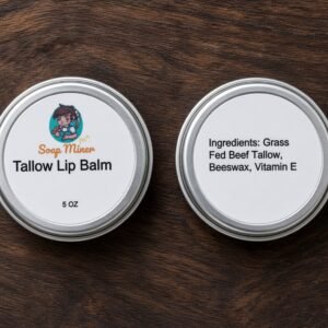 TALLOW LIP BALM (UNSCENTED) .5 OZ