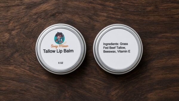 TALLOW LIP BALM (UNSCENTED) .5 OZ