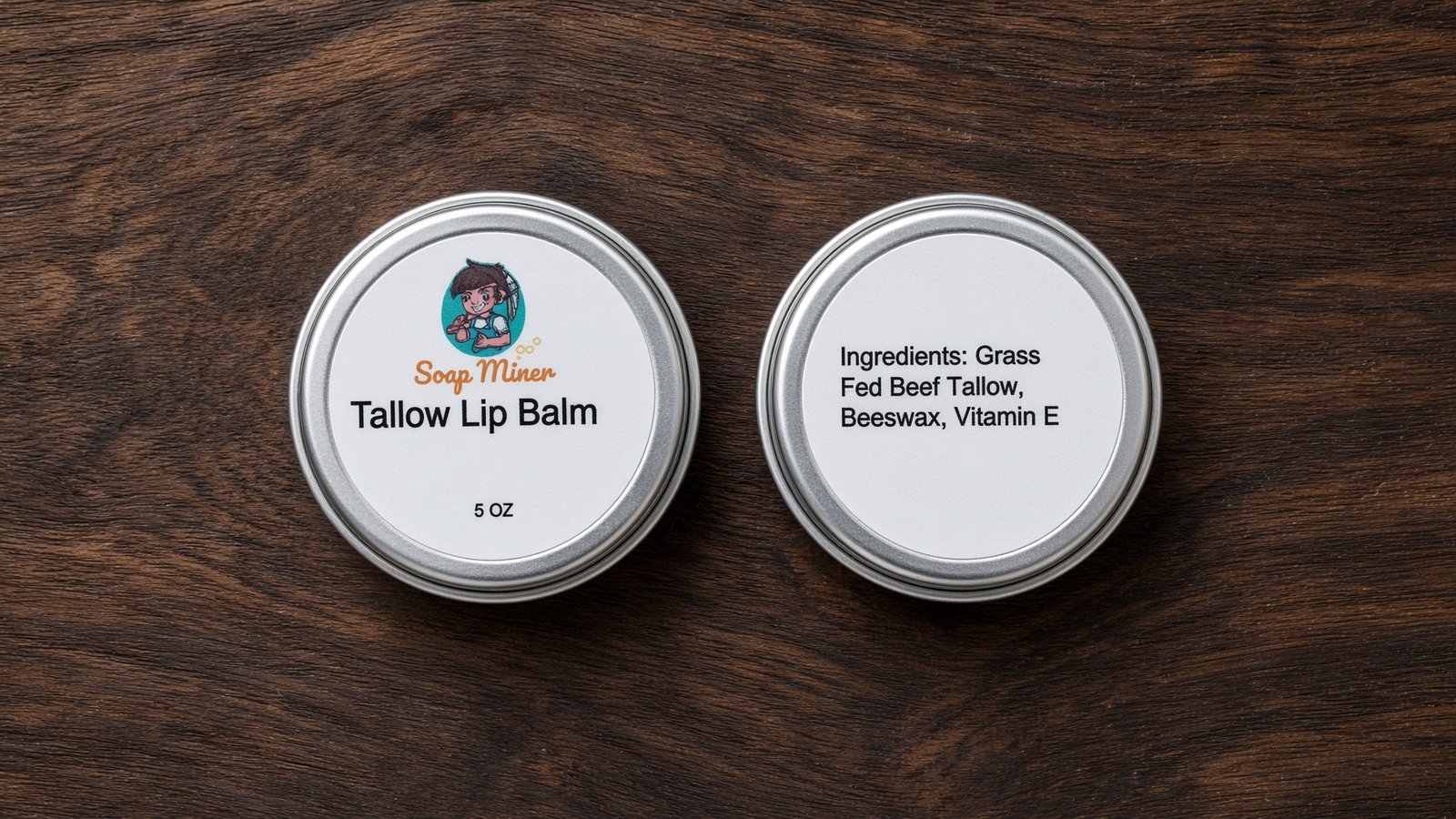 TALLOW LIP BALM (UNSCENTED) .5 OZ