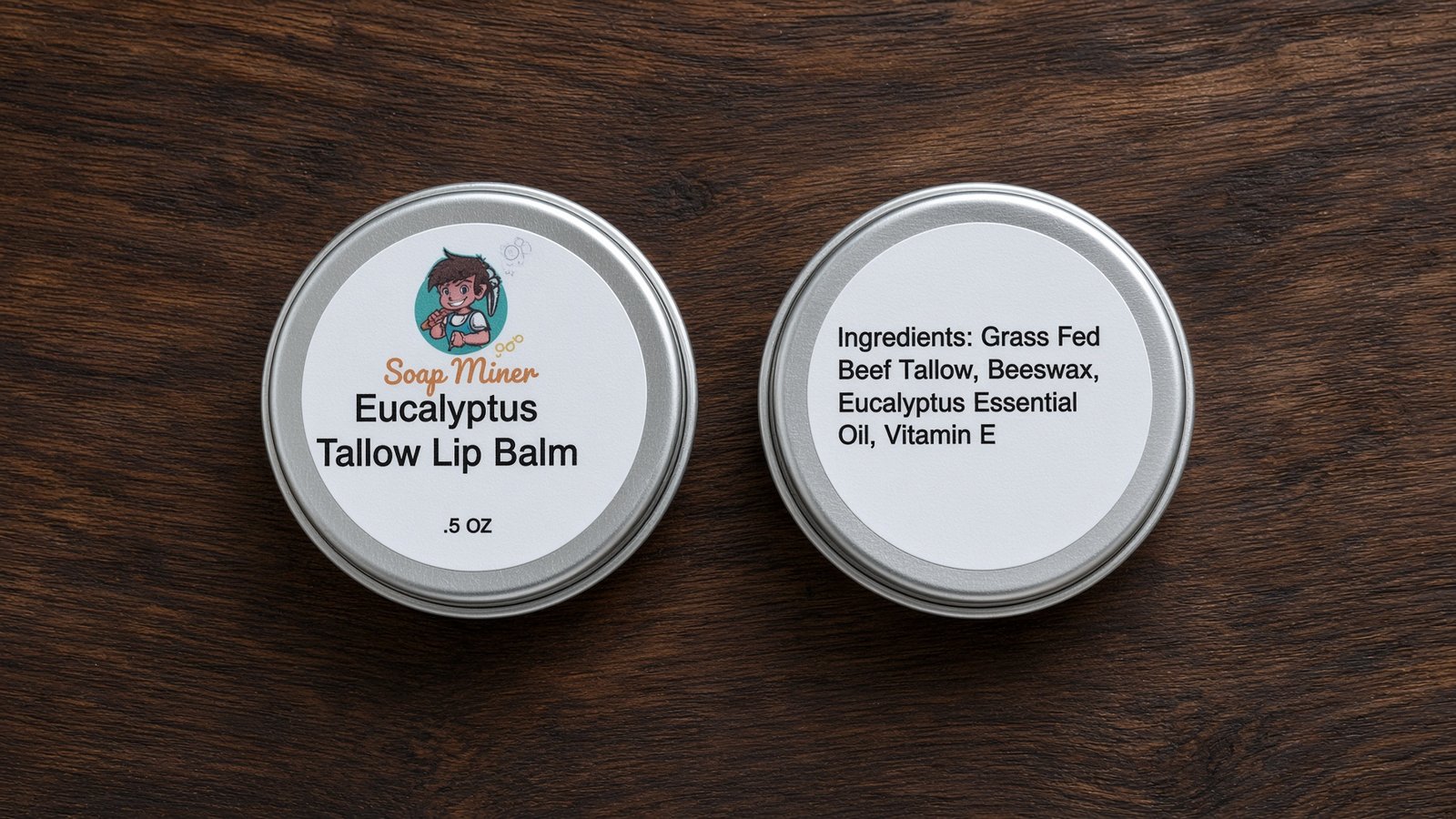 EUCALYPTUS TALLOW LIP BALM .5 OZ